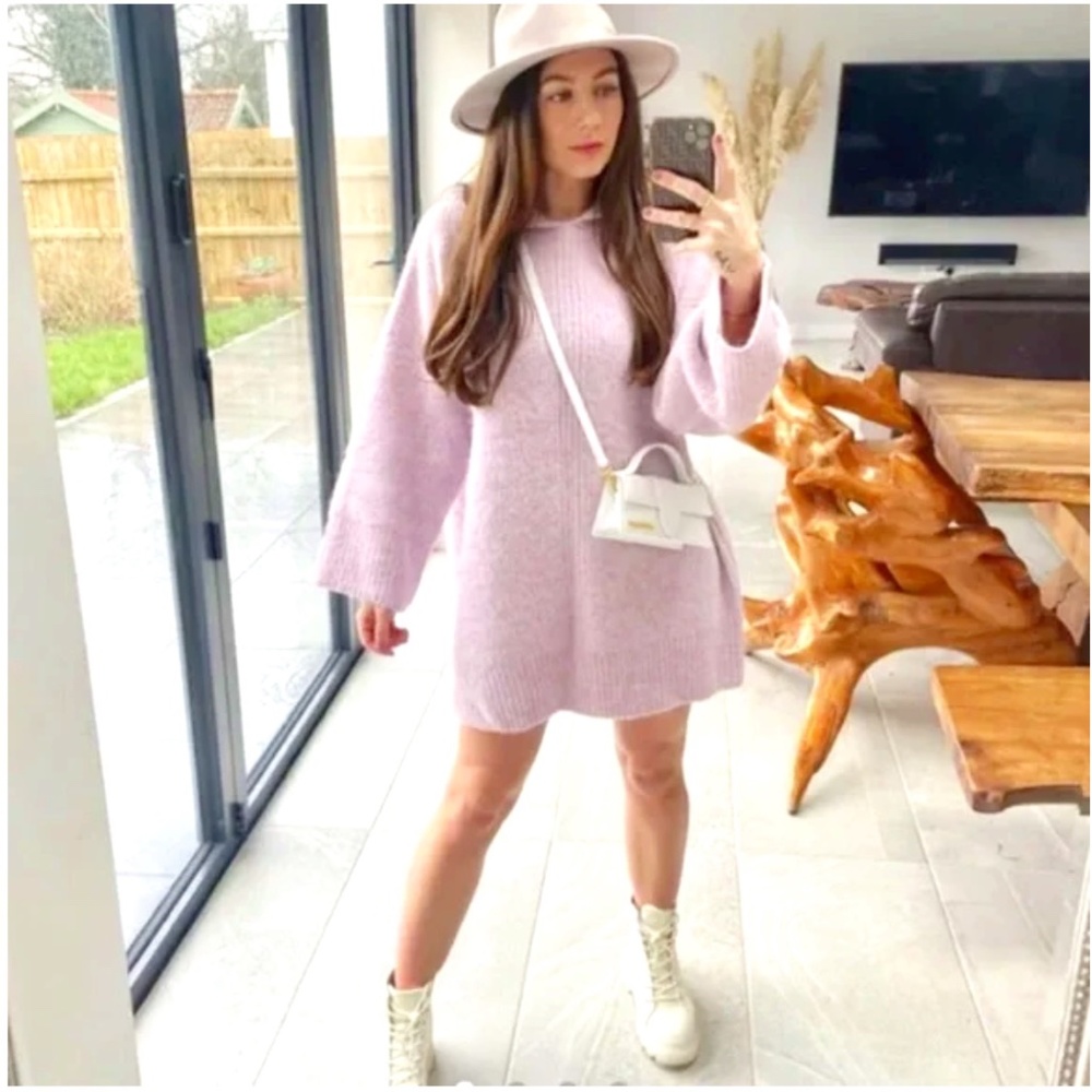 ZARA OVERSIZED HOODED DRESS NWT